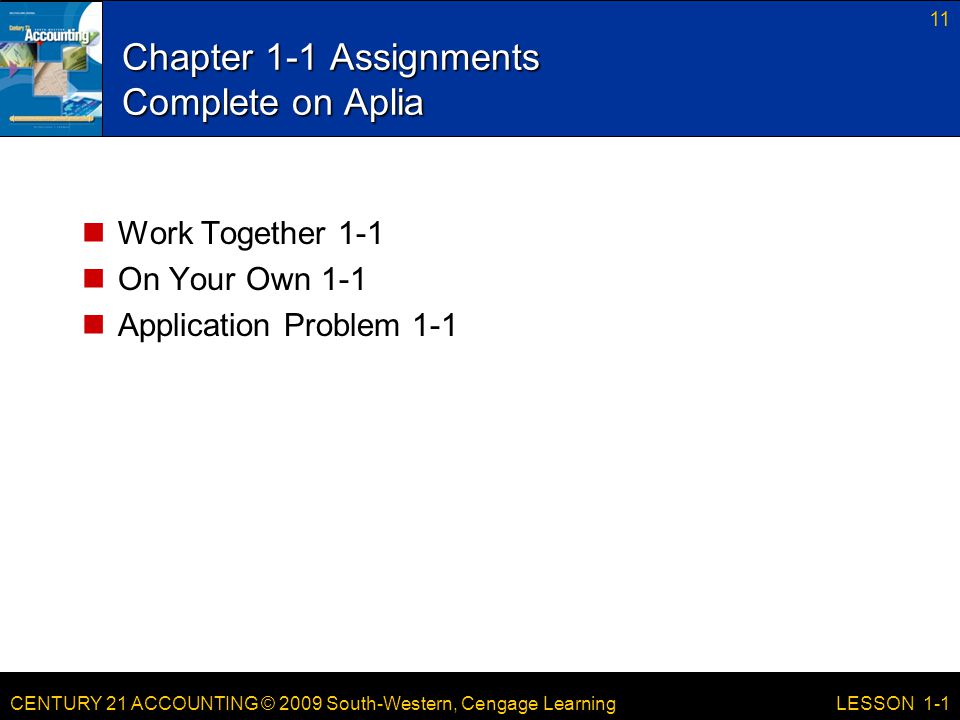 Chapter 1-1 Assignments Complete on Aplia