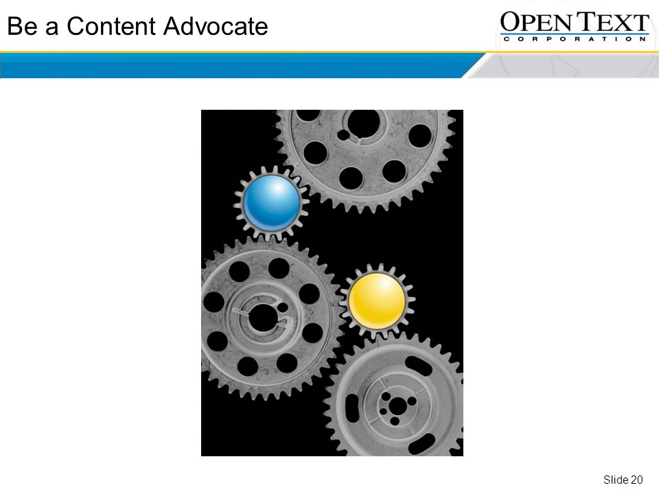 Be a Content Advocate
