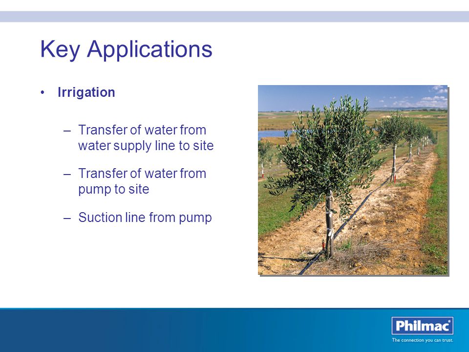 Key Applications Irrigation