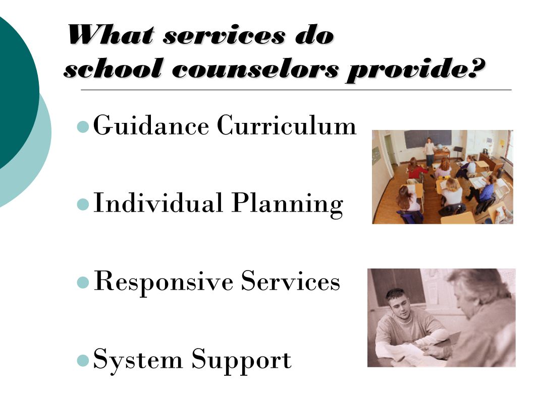 What services do school counselors provide