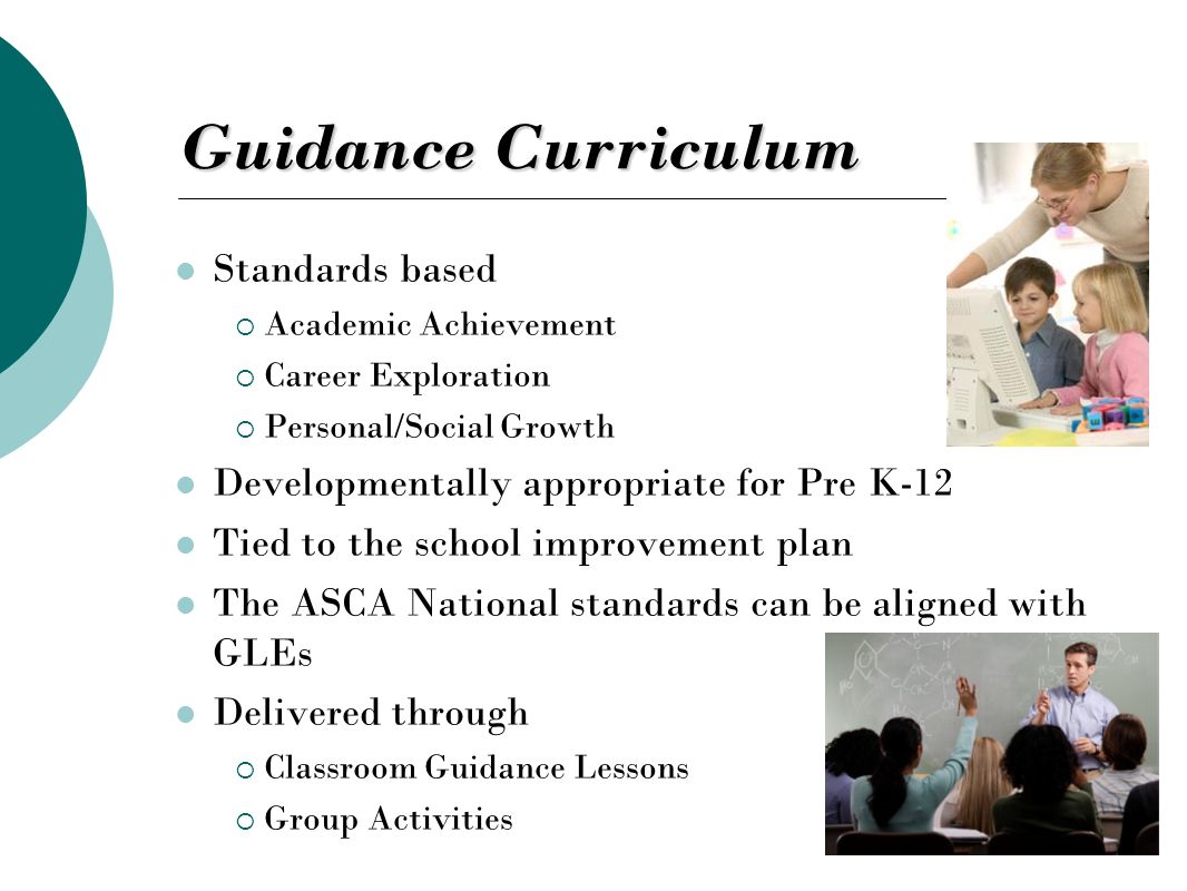 Guidance Curriculum Standards based