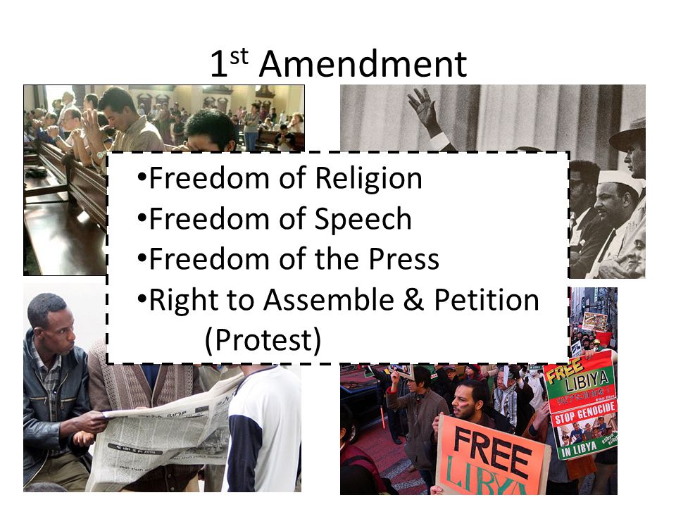 1st Amendment Freedom of Religion Freedom of Speech