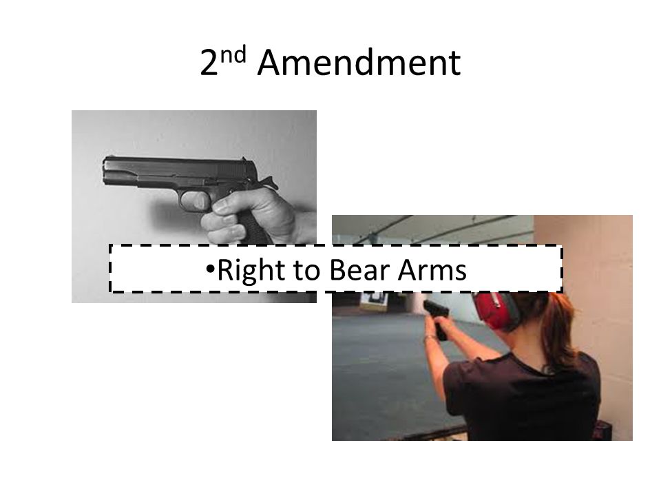 2nd Amendment Right to Bear Arms
