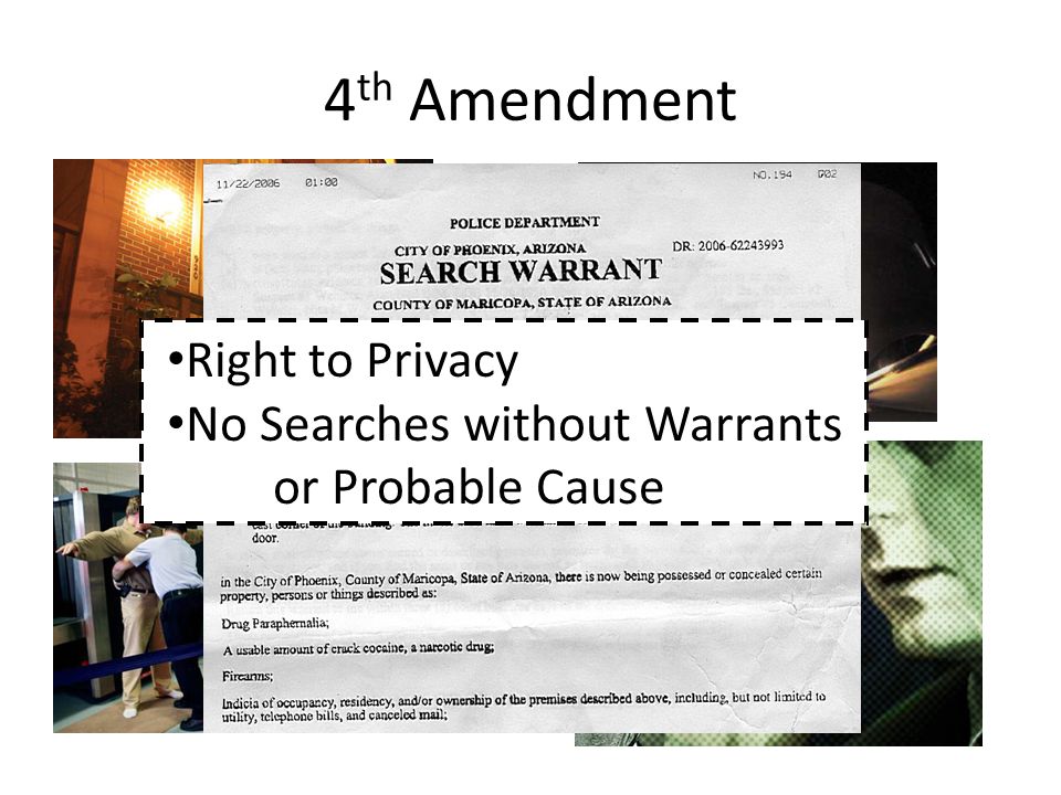 4th Amendment Right to Privacy
