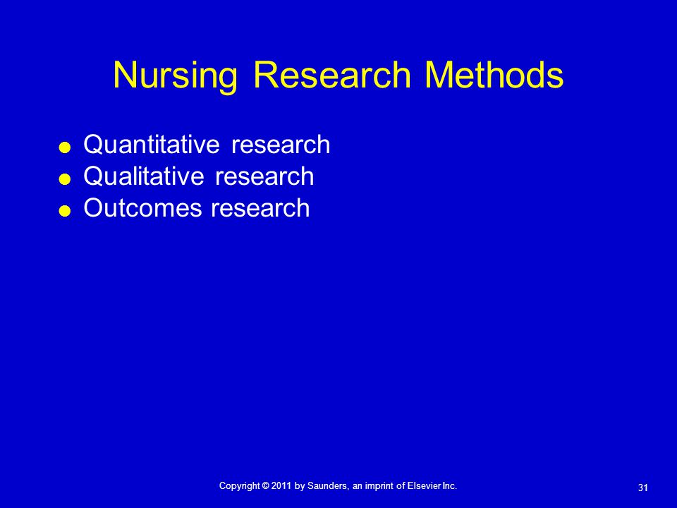 Nursing Research Methods