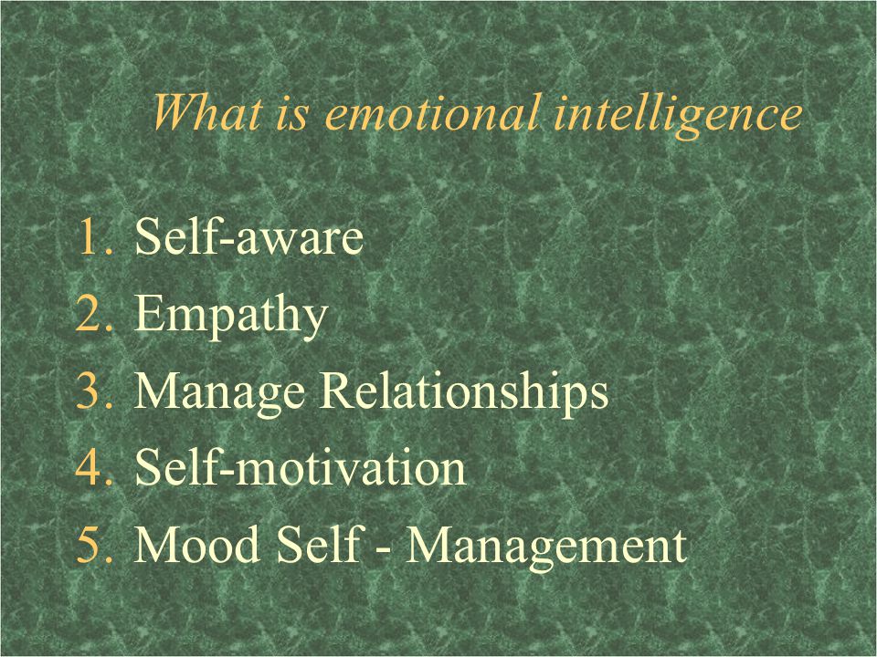 What is emotional intelligence