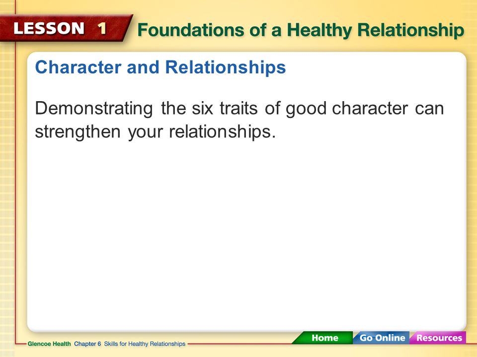 Character and Relationships