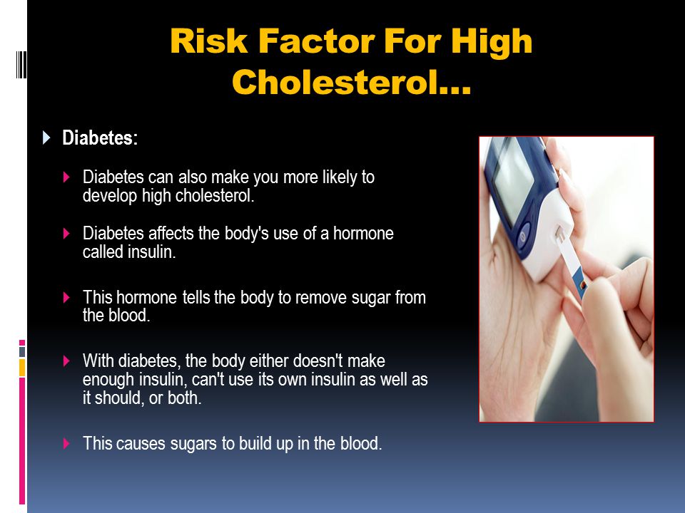 Risk Factor For High Cholesterol…