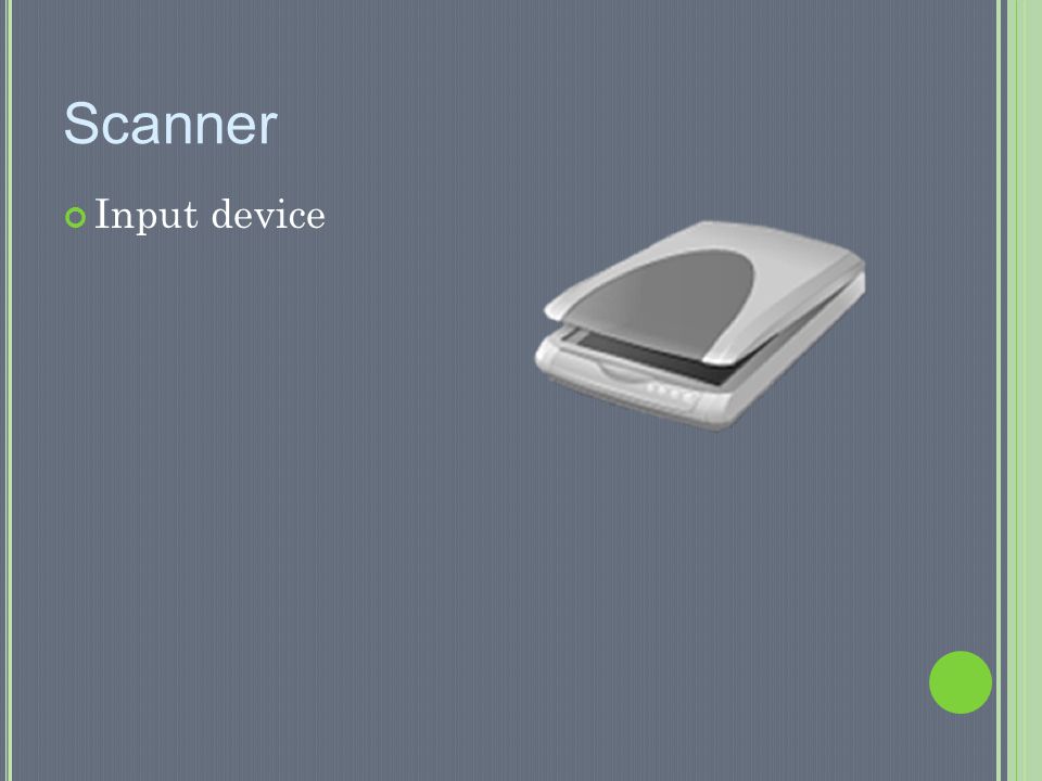 Scanner Input device