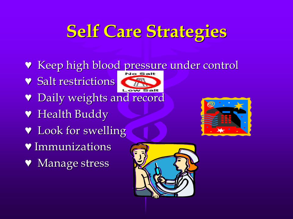 Self Care Strategies ♥ Keep high blood pressure under control