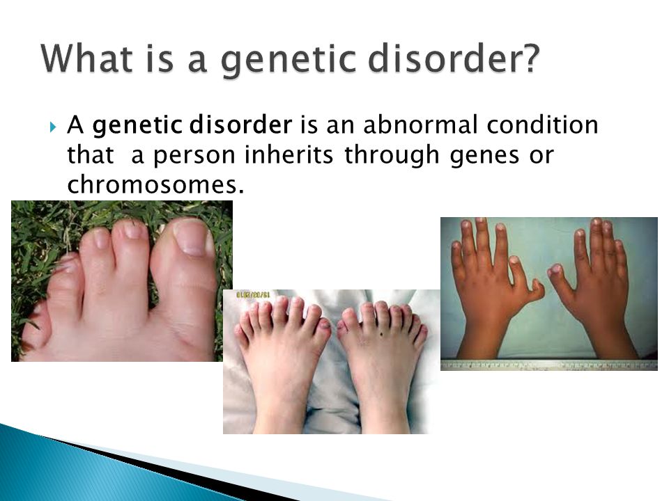 What is a genetic disorder