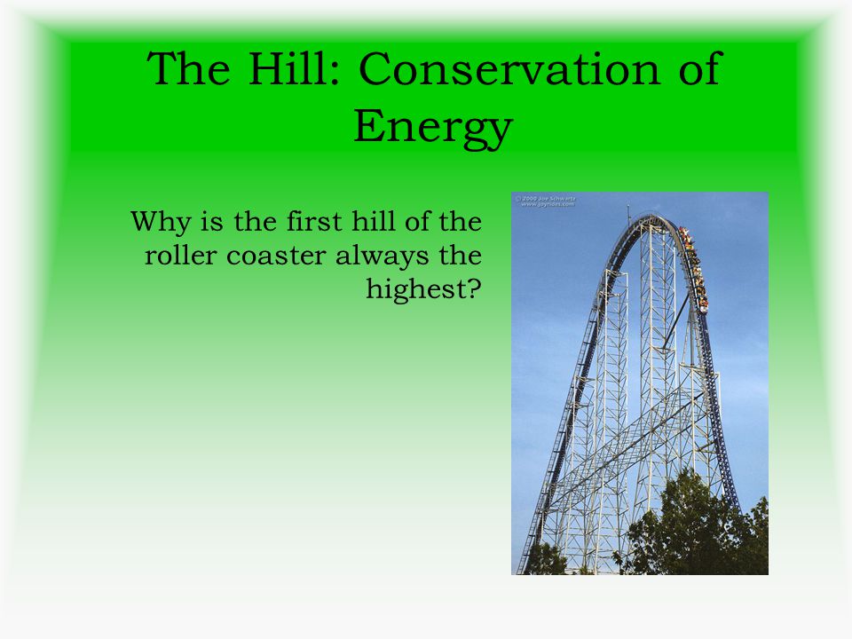 The Hill: Conservation of Energy