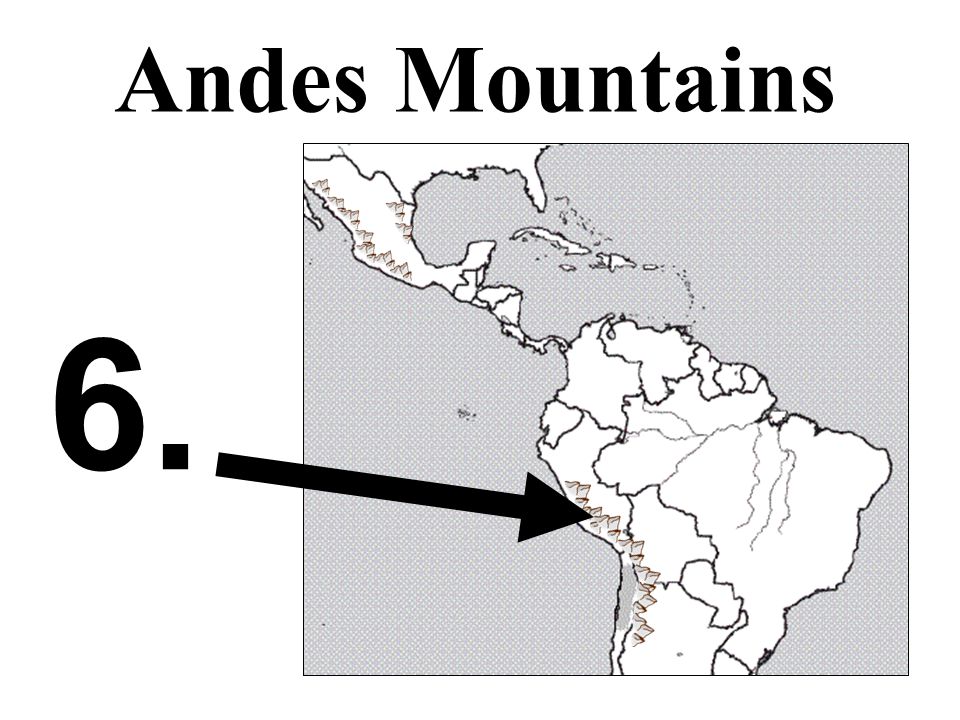 Andes Mountains 6.