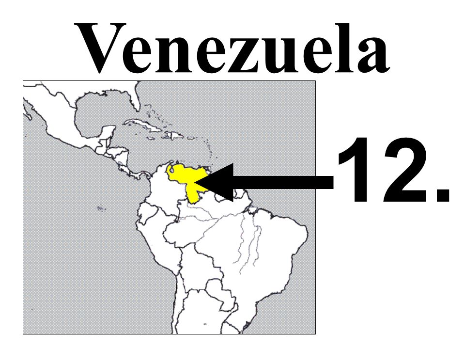 Venezuela 12.