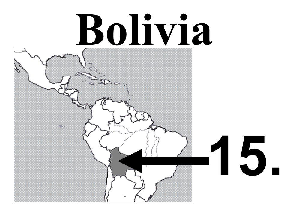 Bolivia 15.