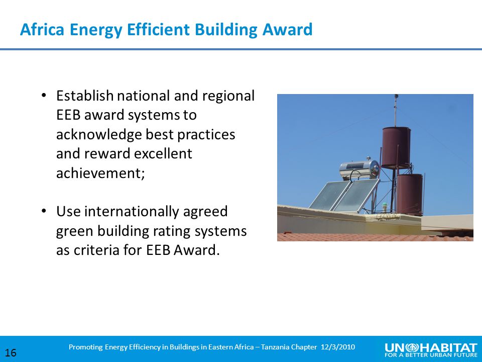 Africa Energy Efficient Building Award