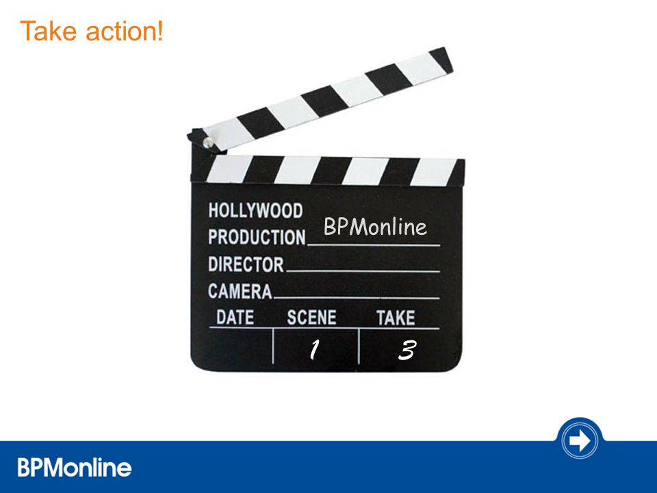 Take action! BPMonline.