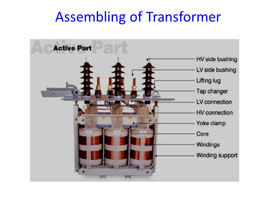 Assembling of Transformer