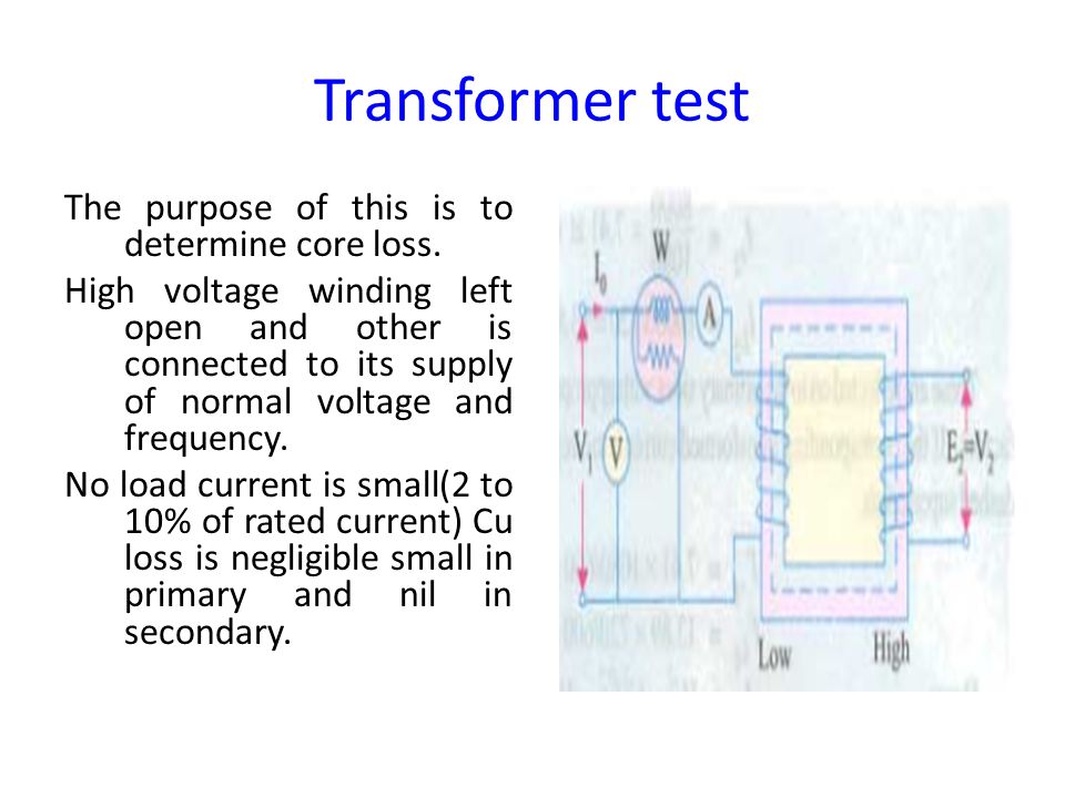 Transformer test