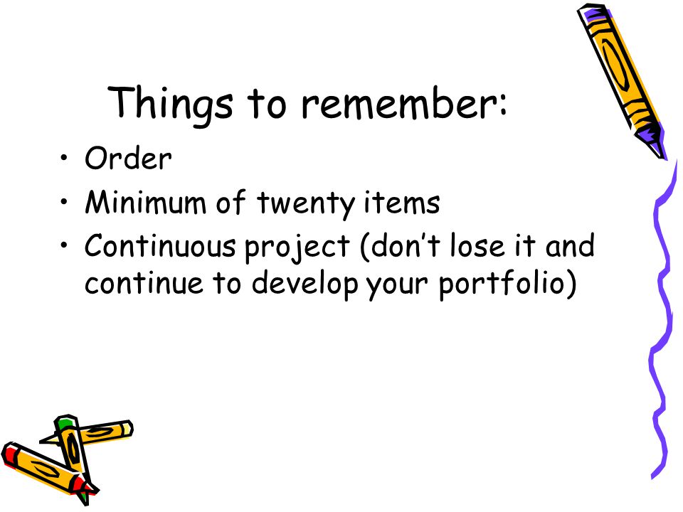 Things to remember: Order Minimum of twenty items