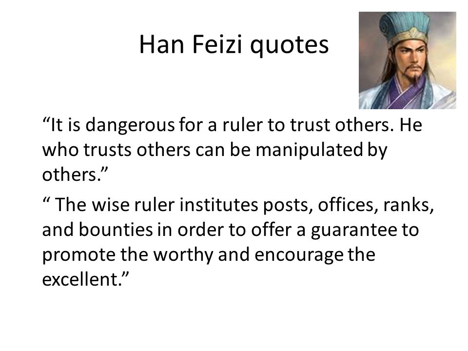 Han Feizi quotes