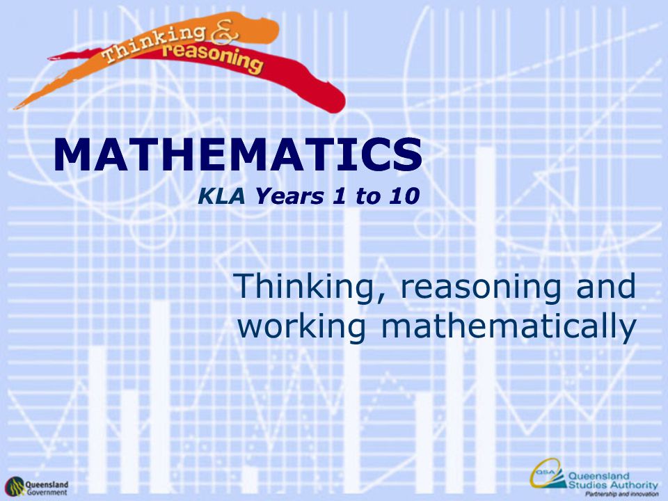 Thinking, reasoning and working mathematically