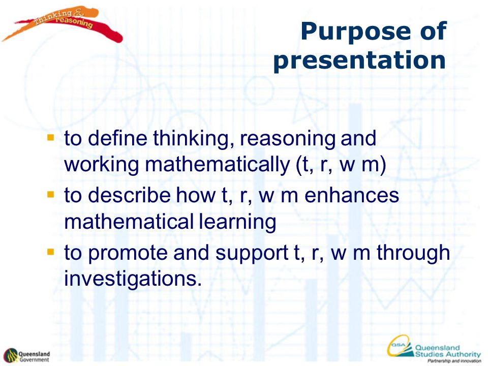 Purpose of presentation