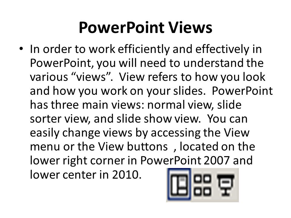 PowerPoint Views