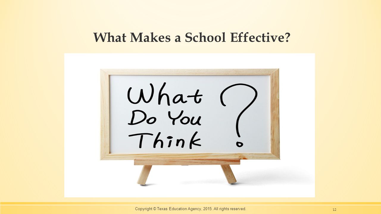 What Makes a School Effective