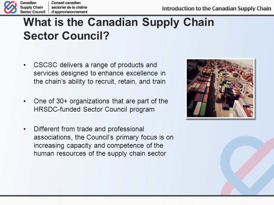 What is the Canadian Supply Chain Sector Council