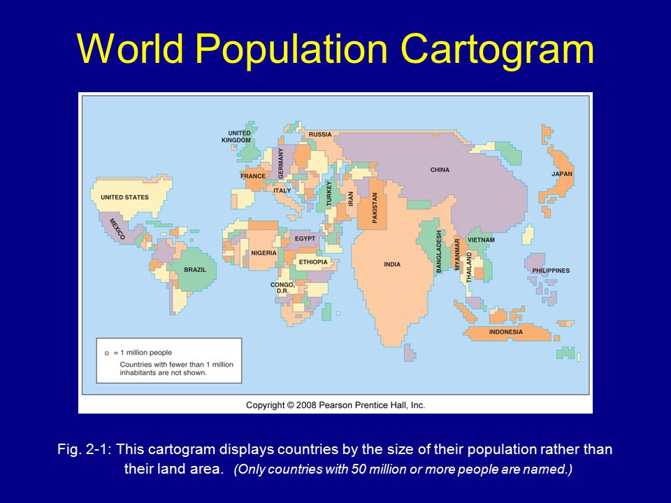 World Population Cartogram