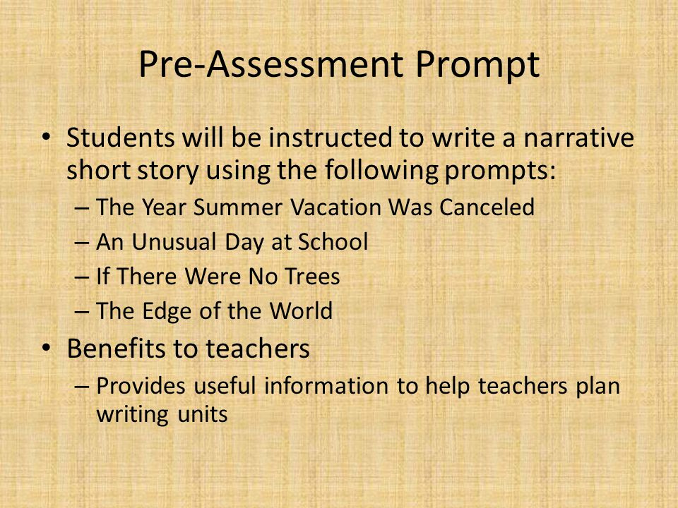 Pre-Assessment Prompt
