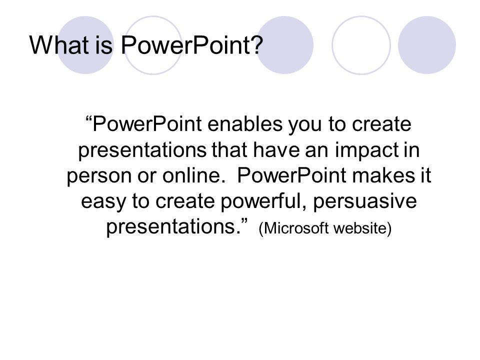 What is PowerPoint
