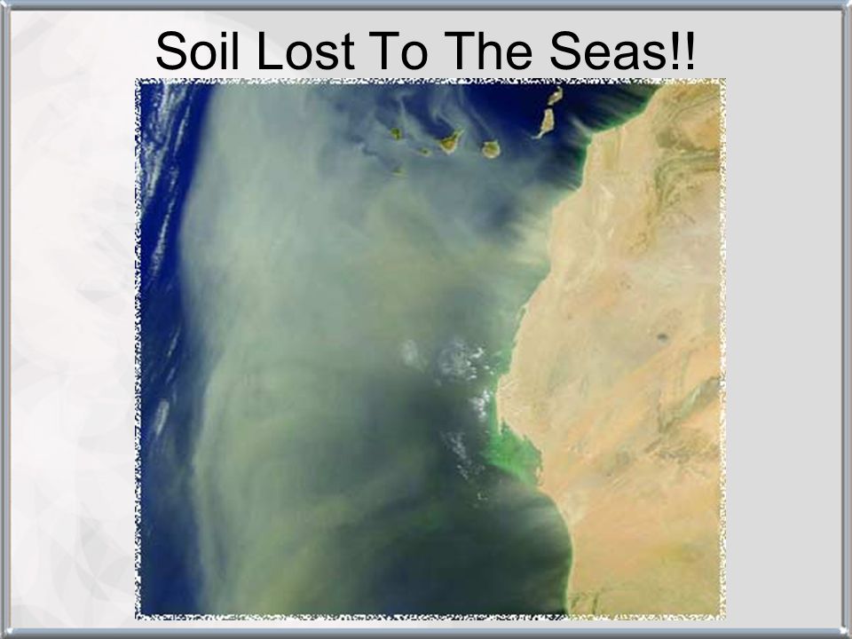 Soil Lost To The Seas!!