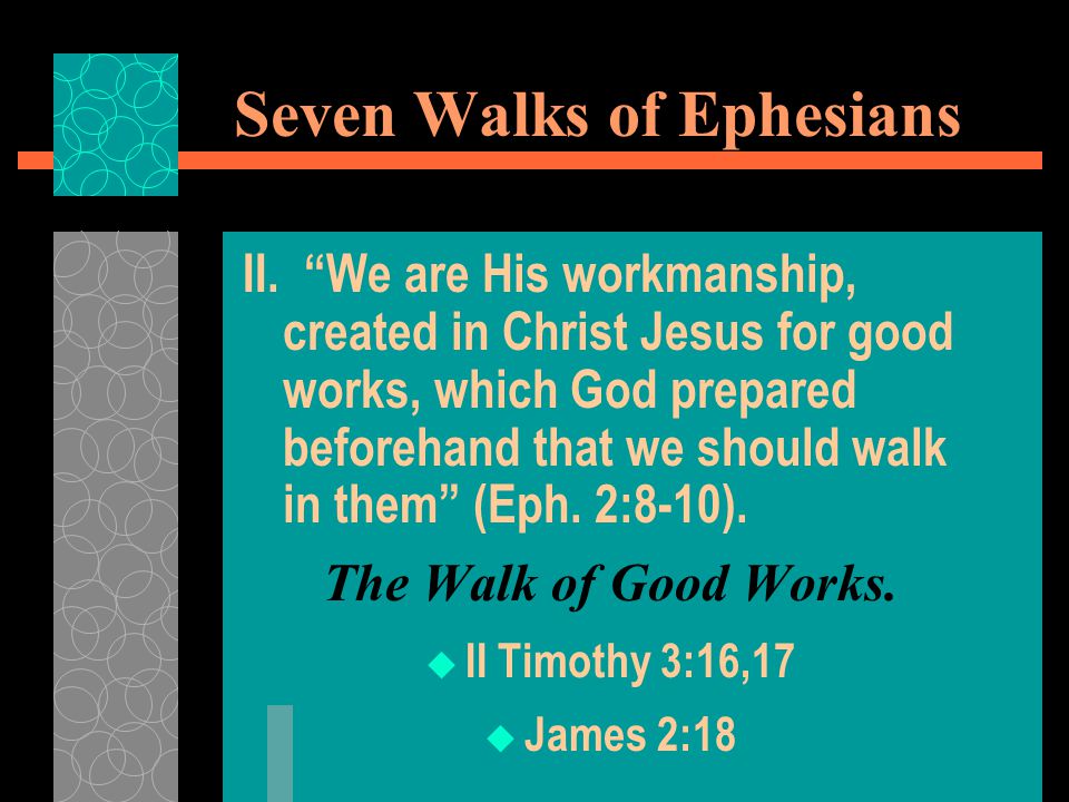 Seven Walks of Ephesians