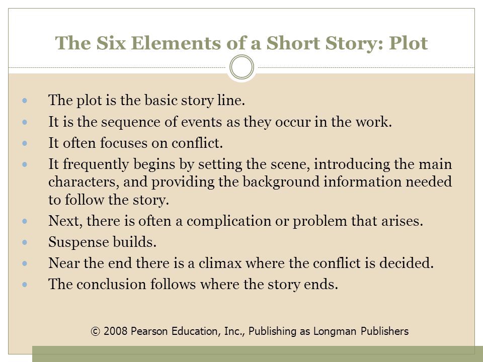 The Six Elements of a Short Story: Plot