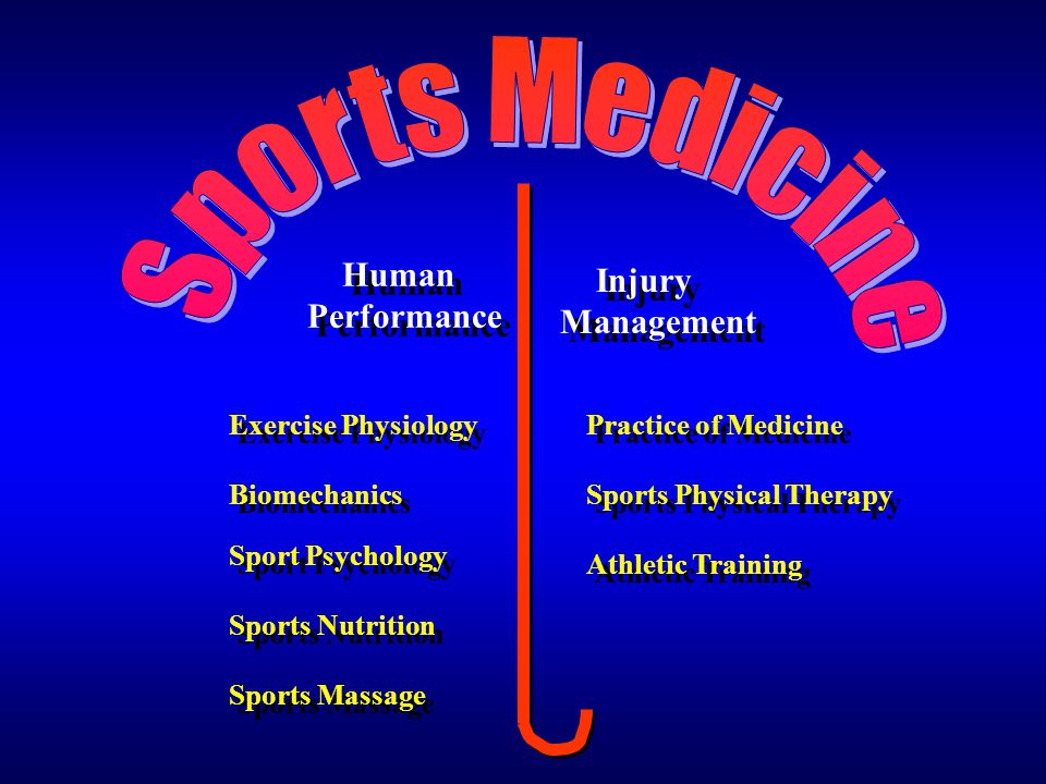 Sports Medicine Human Performance Management Injury