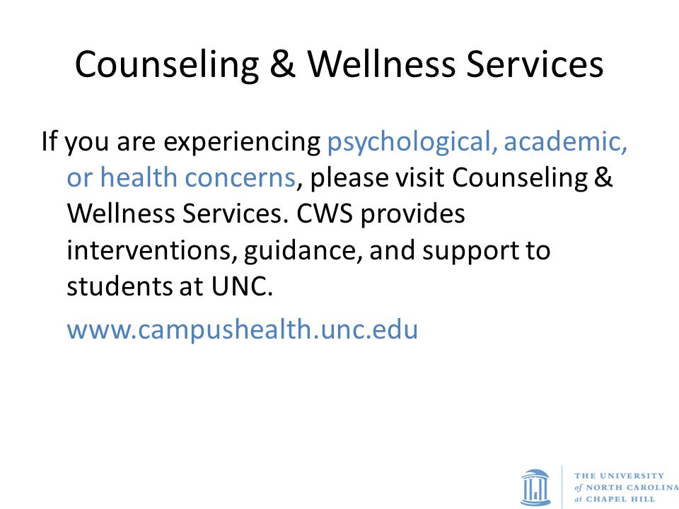 Counseling & Wellness Services