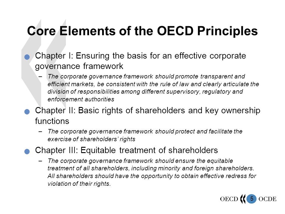 Core Elements of the OECD Principles