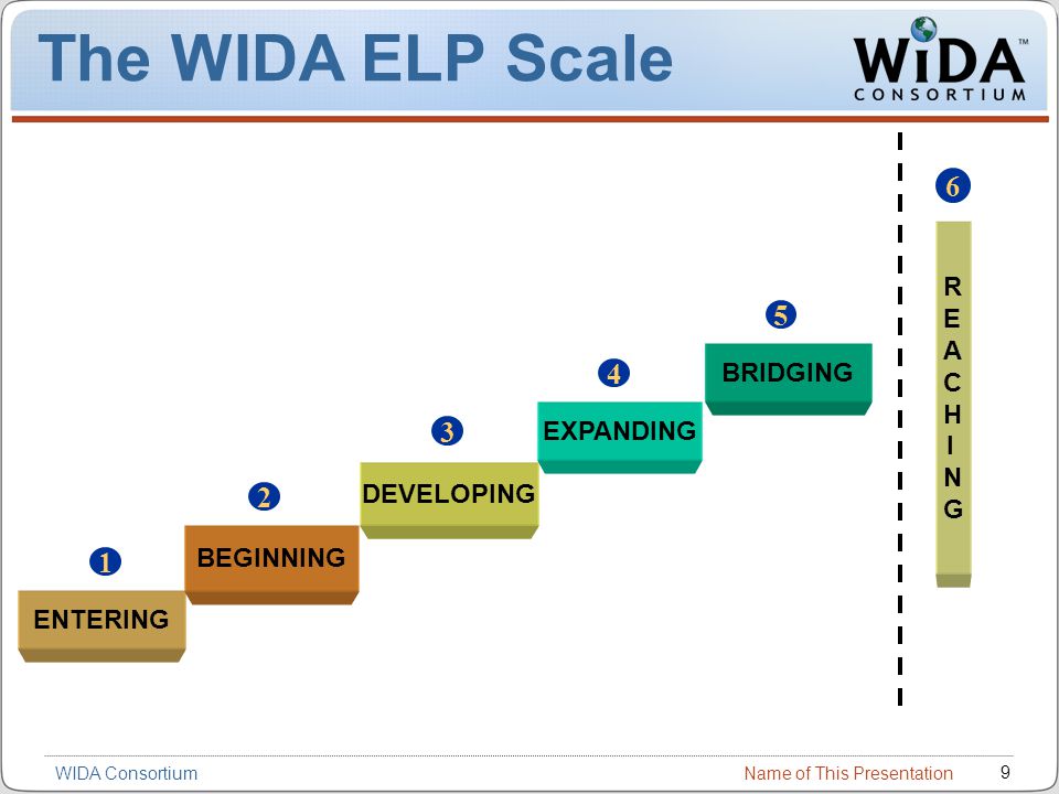 Wida Levels Chart
