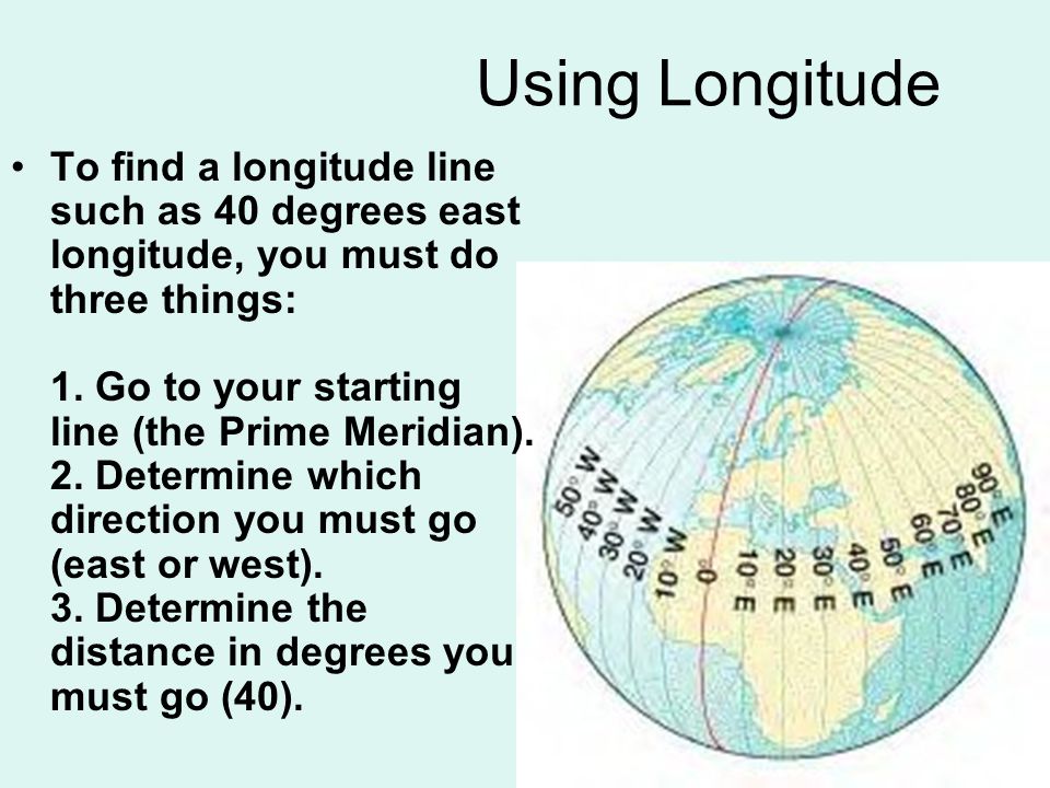 Using Longitude