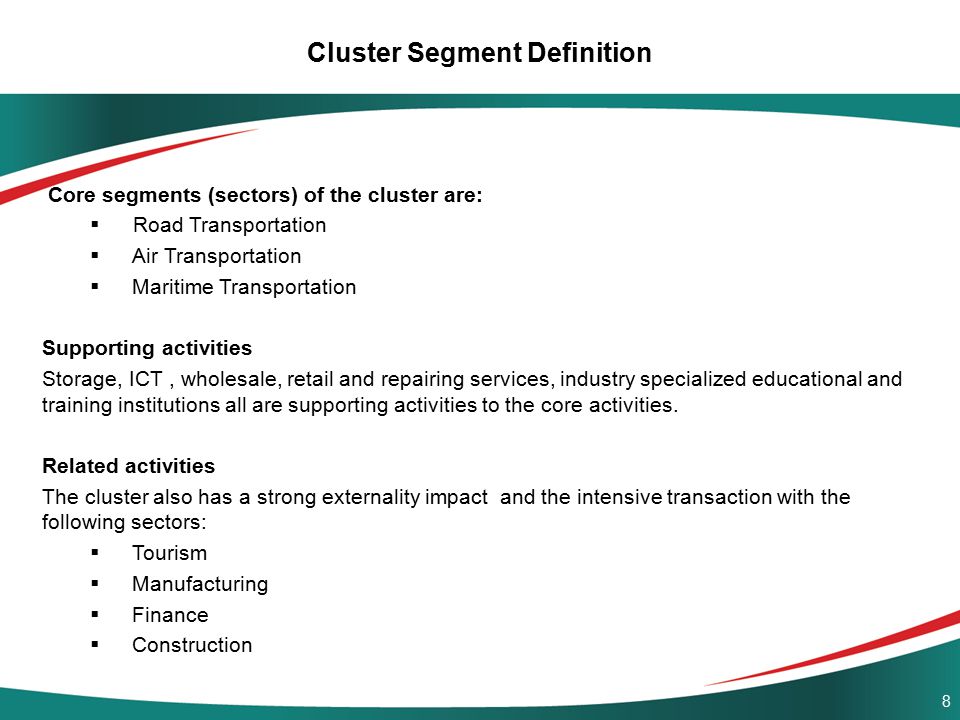 Cluster Segment Definition
