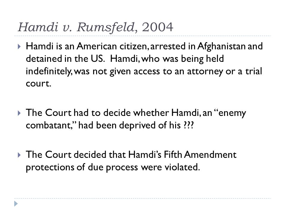 Hamdi v. Rumsfeld, 2004