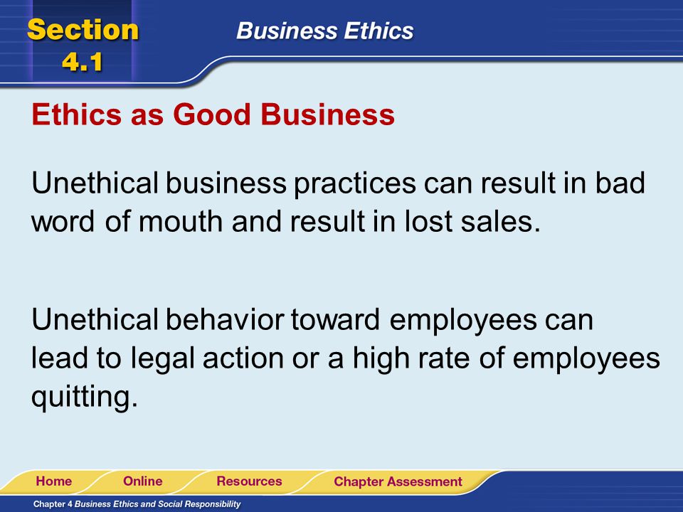 Ethics as Good Business