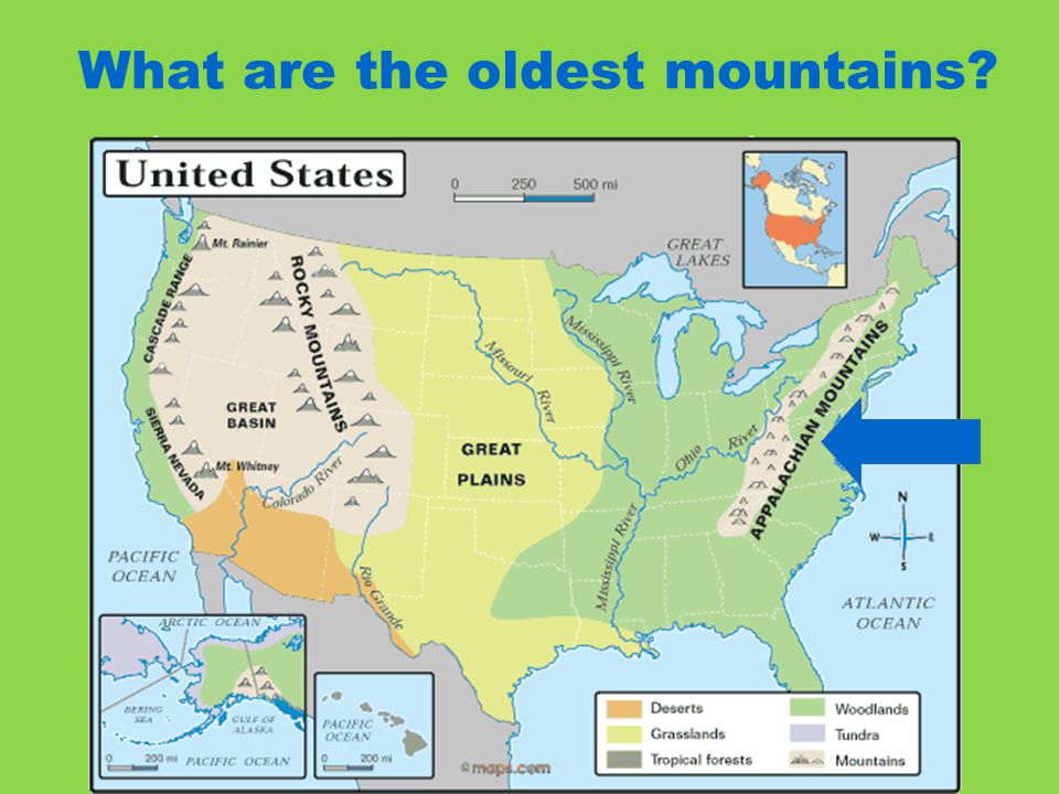 What are the oldest mountains
