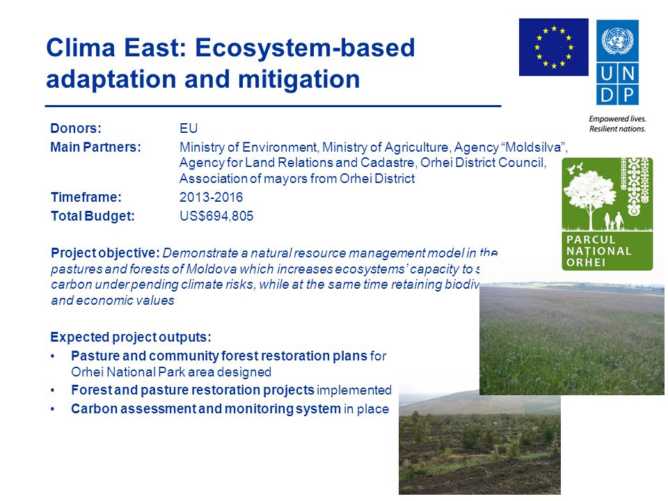 Clima East: Ecosystem-based adaptation and mitigation