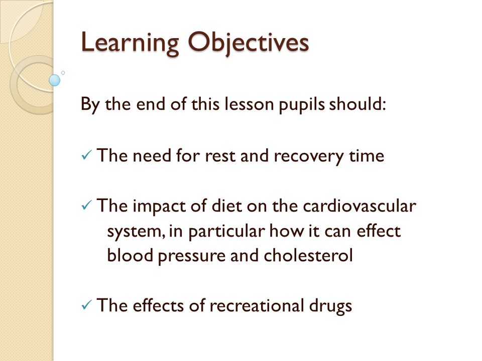 Learning Objectives By the end of this lesson pupils should: