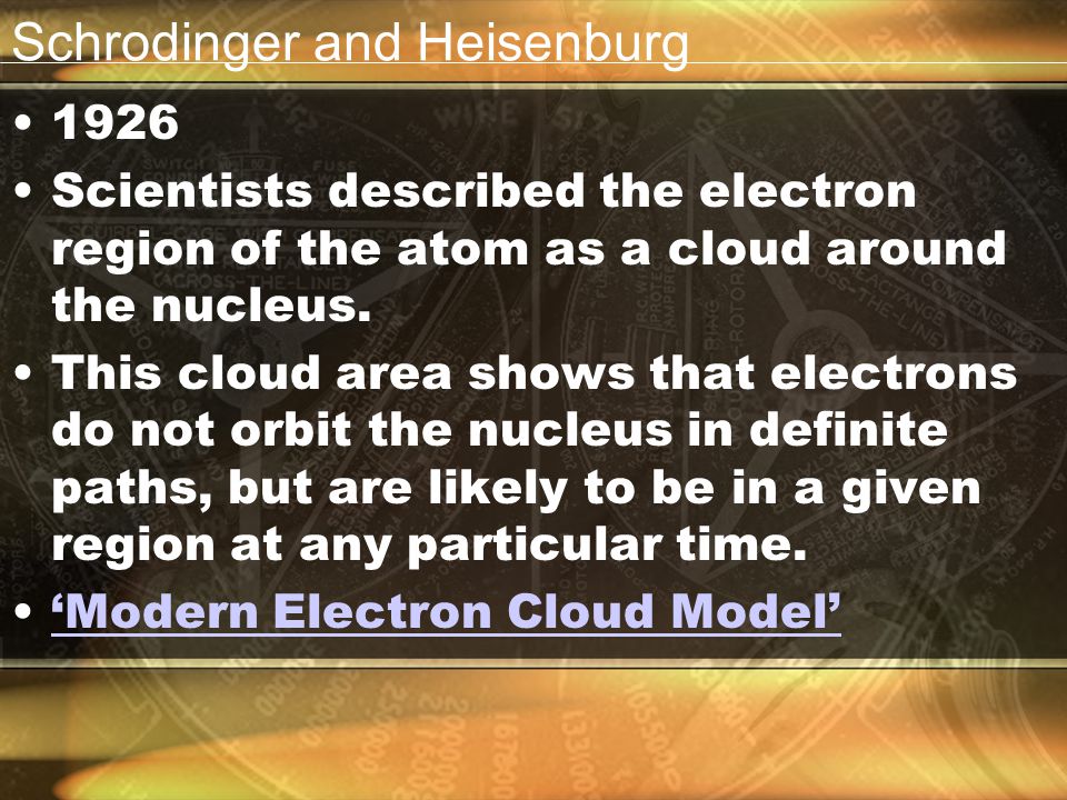 Schrodinger and Heisenburg