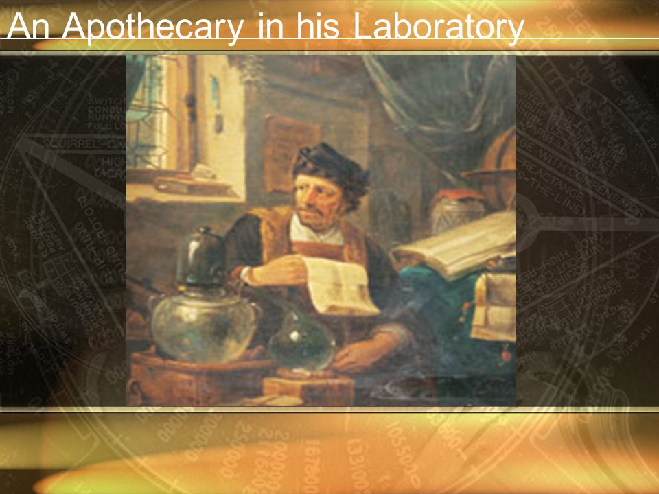 An Apothecary in his Laboratory