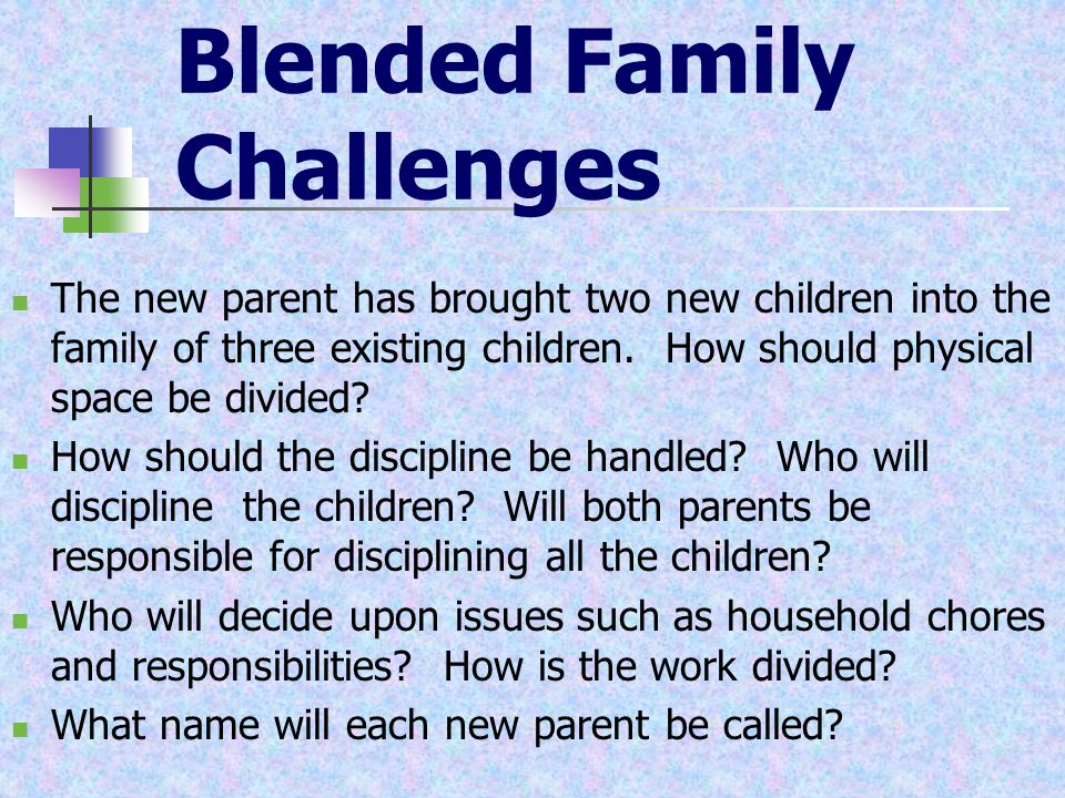 Blended Family Challenges